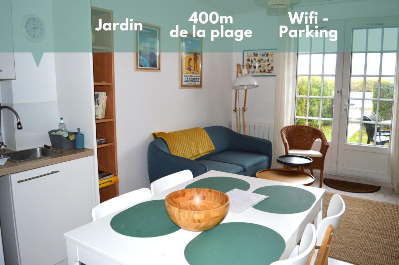Triplex avec jardinet - wifi - à 400m de la plage Courseulles-sur-Mer Esterno foto